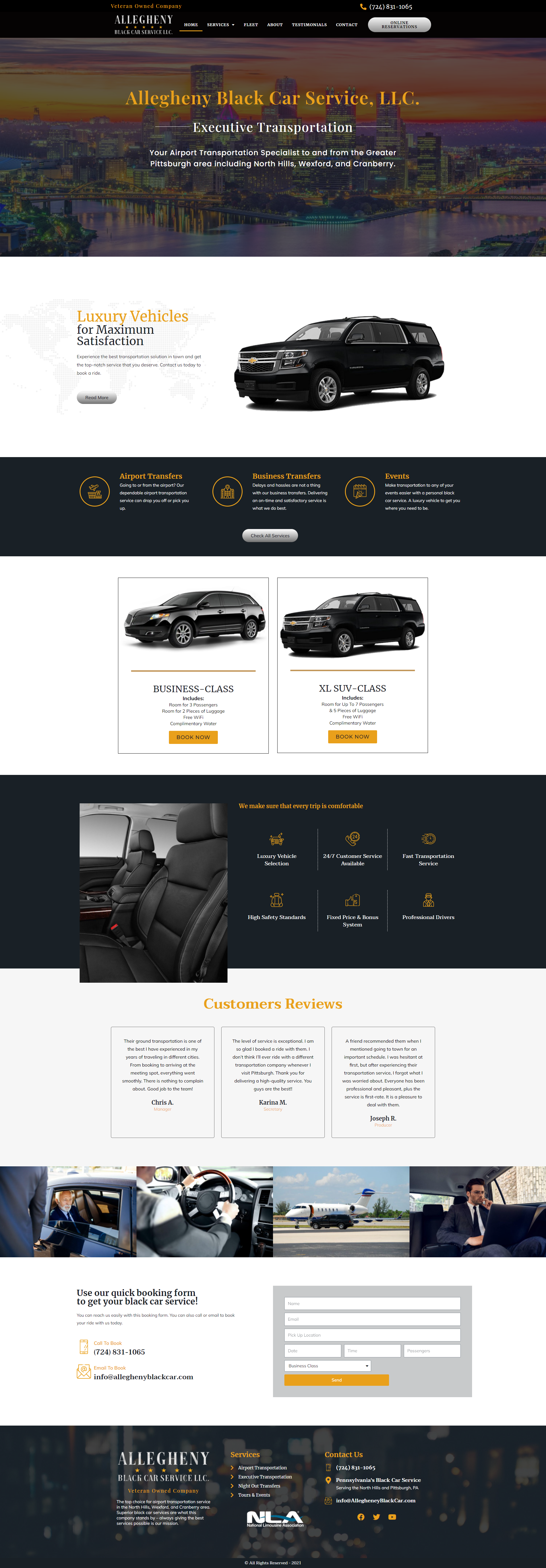 Our clients: Allegheny black car